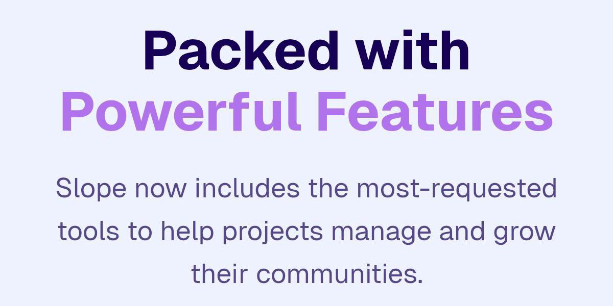 Slope Bot: All-in-one discord app for community engagement and growth ...